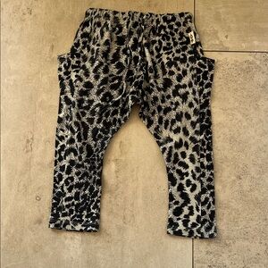 Feather Drum harem pants